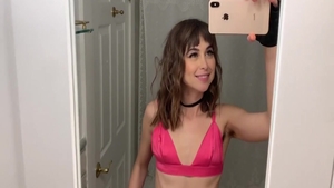 Brunette Riley Reid pussy fucking sex tape